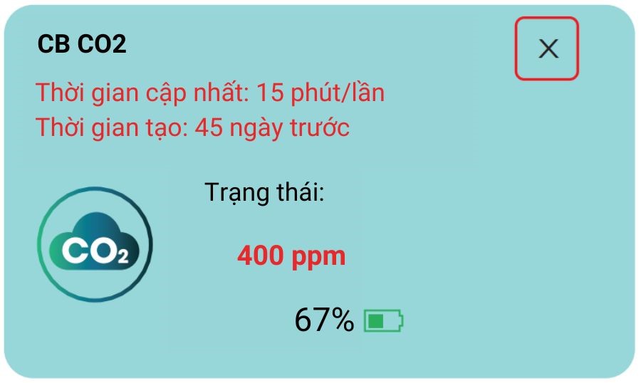Cảm biến khí CO2 nông nghiệp Rạng Đông CB03-NN.CO2.LR