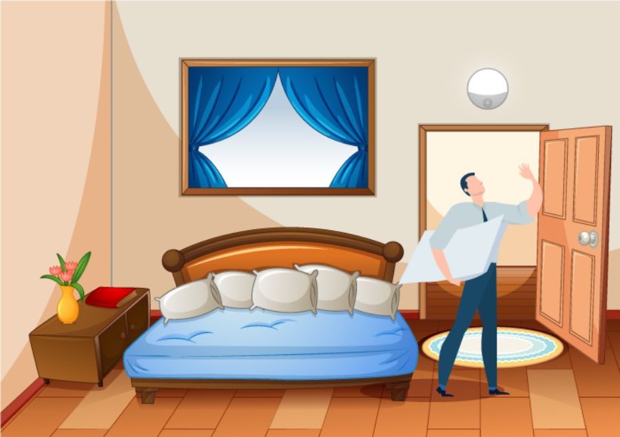 Cường độ ánh sáng môi trường > 80 lux