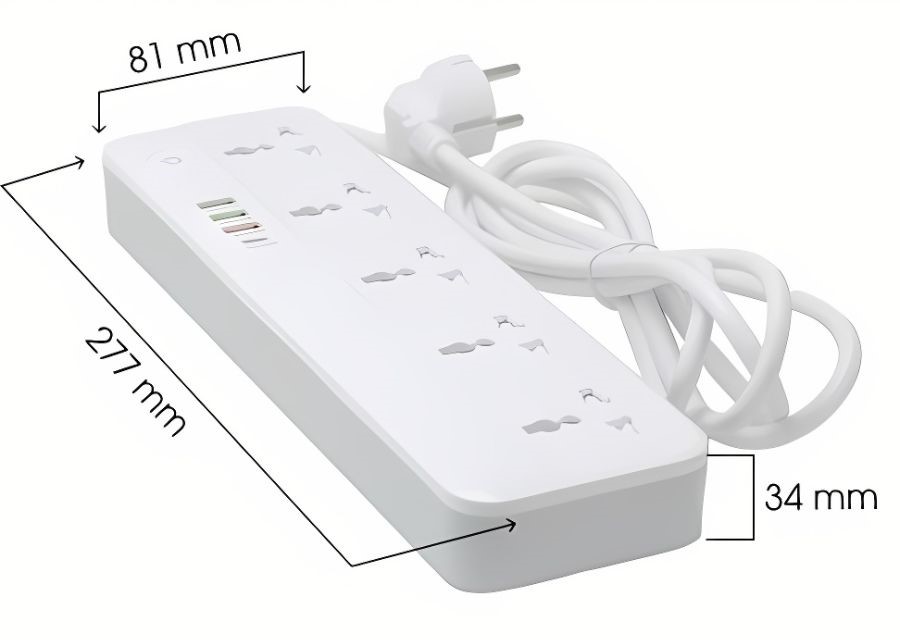 Cấu tạo của ổ cắm thông minh WiFi Rạng Đông OC09