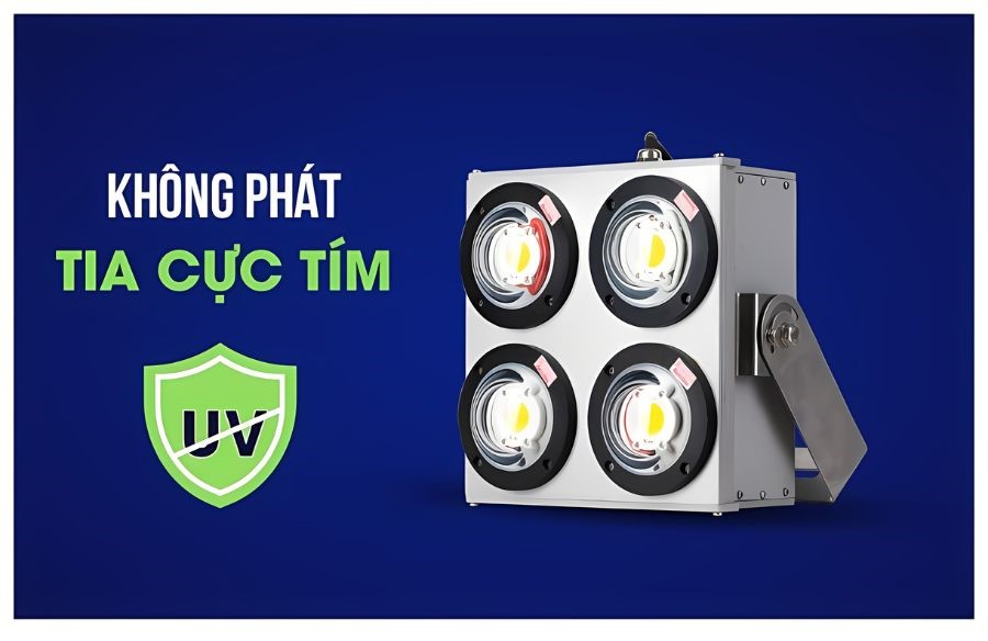 Đèn LED đánh cá Rạng Đông DC08 500W COB an toàn