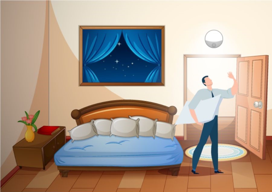 Cường độ ánh sáng < 80 lux