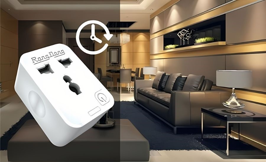 Ổ cắm Wifi đơn Rạng Đông OC.01.WF có tính năng hẹn giờ