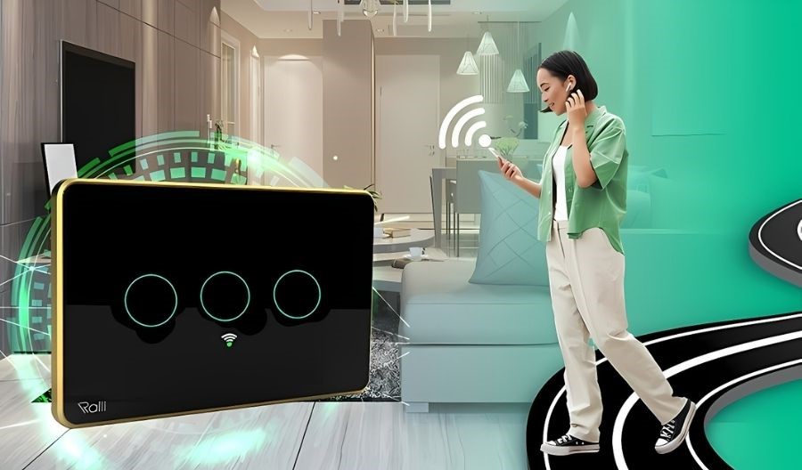 Công tắc cảm ứng Rạng Đông CTCU.WF CN.03T.2W.SP tiện nghi