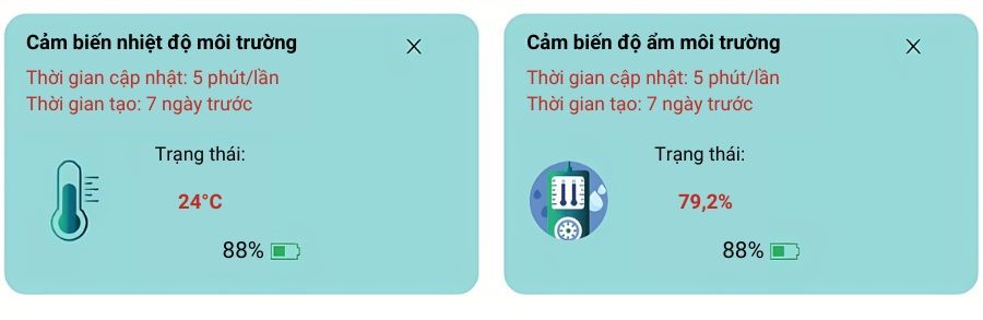 Cảm biến nhiệt độ, độ ẩm NN Rạng Đông CB01-NN.TH.LR