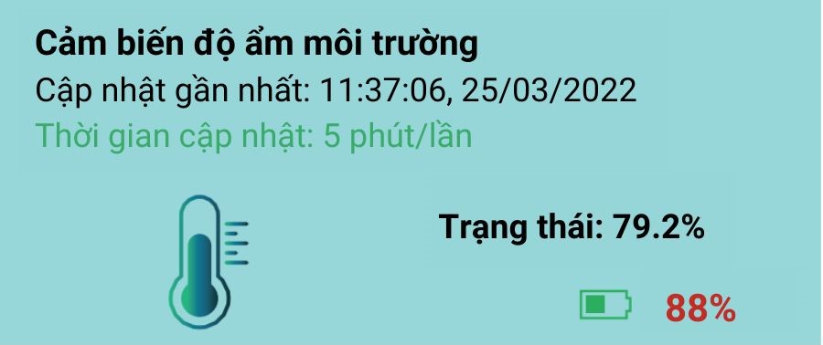 Cẩm biến độ ẩm môi trường Rạng Đông