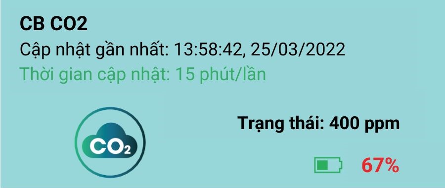 Cảm biến khí CO2 nông nghiệp Rạng Đông CB03-NN.CO2.LR