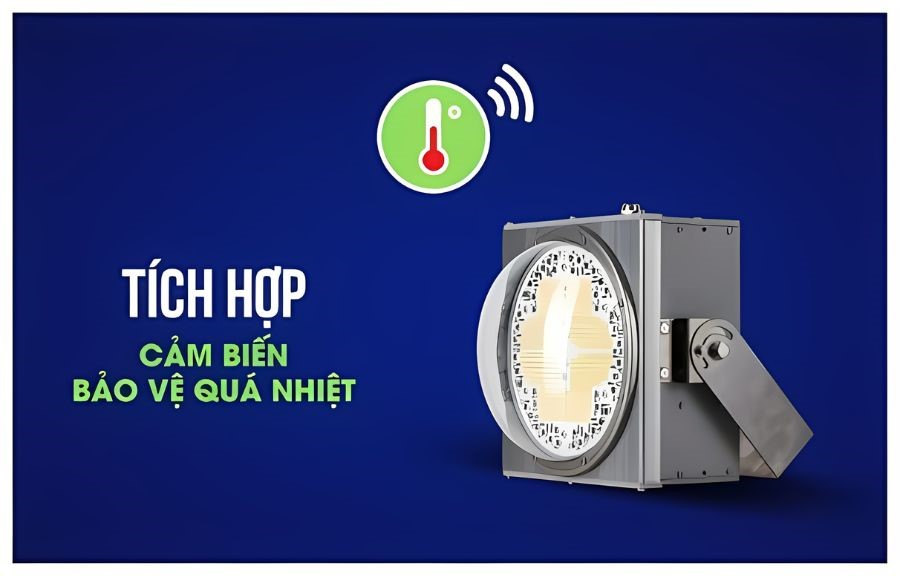 Đèn LED đánh cá Rạng Đông DC08 500W AC-IC tích hợp cảm biến