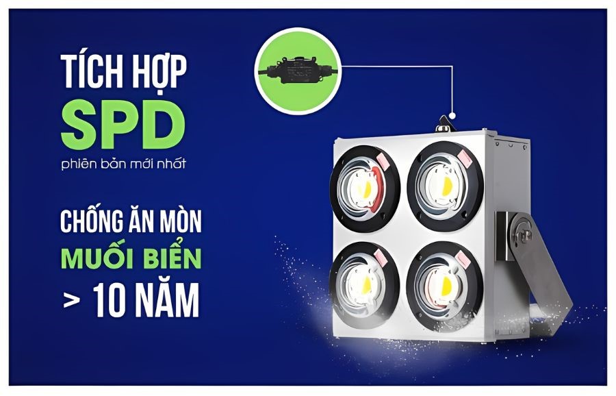 Đèn LED đánh cá Rạng Đông DC08 500W COB bền bỉ