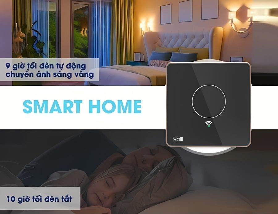 Công tắc cảm ứng Rạng Đông CTCU.WF V.01T MN hẹn giờ tiện lợi