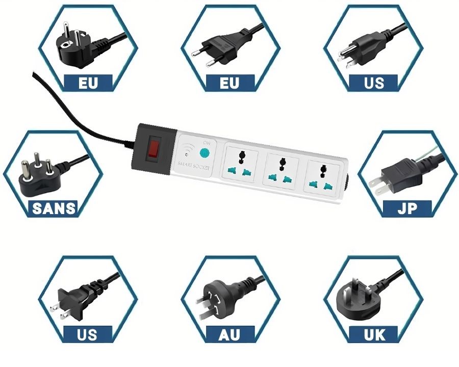 Ổ cắm Wifi 3m Rạng Đông OC02.WF 3C/3M/10A đa năng