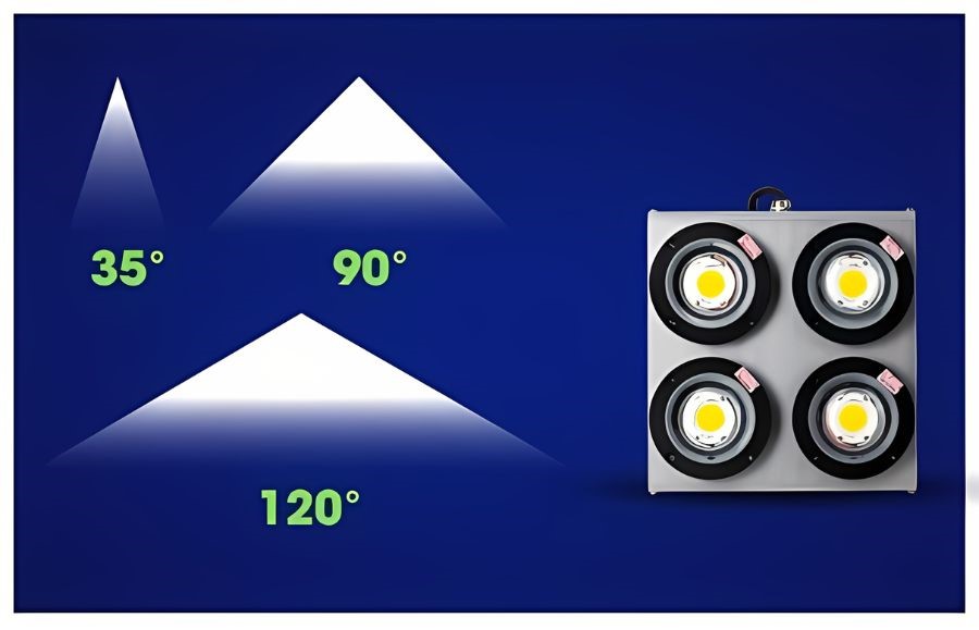 Đèn LED đánh cá Rạng Đông DC08 500W COB góc chiếu linh hoạt