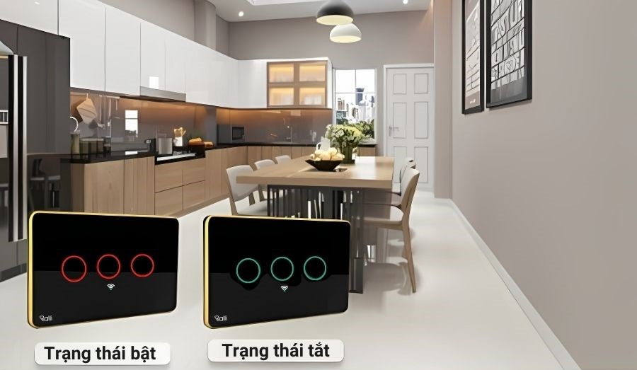 Công tắc cảm ứng Rạng Đông CTCU.WF CN.03T.2W.SP an toàn