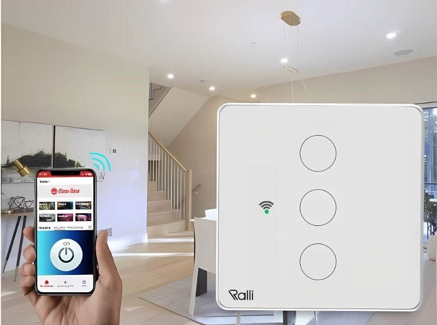 Công tắc cảm ứng Rạng Đông CTCU.WF V.03T MN 2 phương thức điều khiển