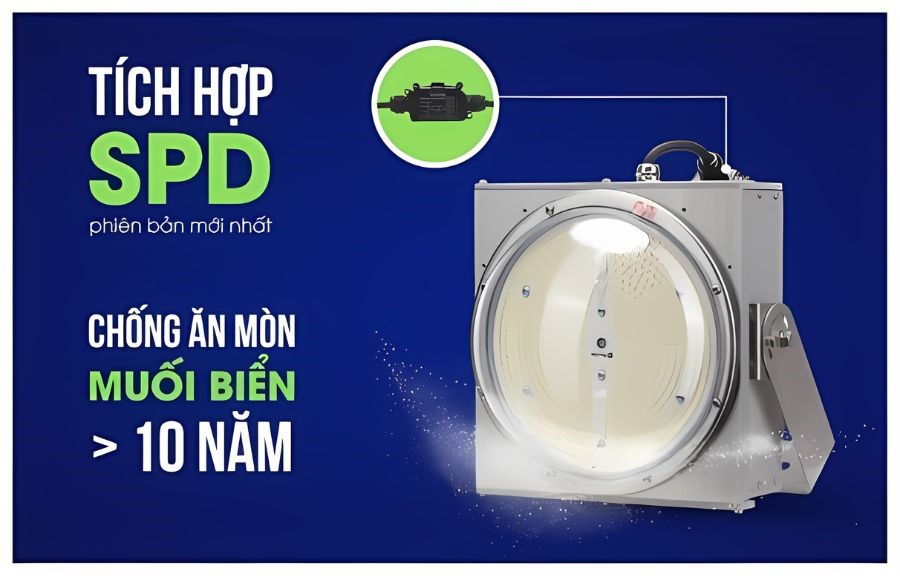 Đèn LED đánh cá Rạng Đông DC08 500W lắp đặt linh hoạt