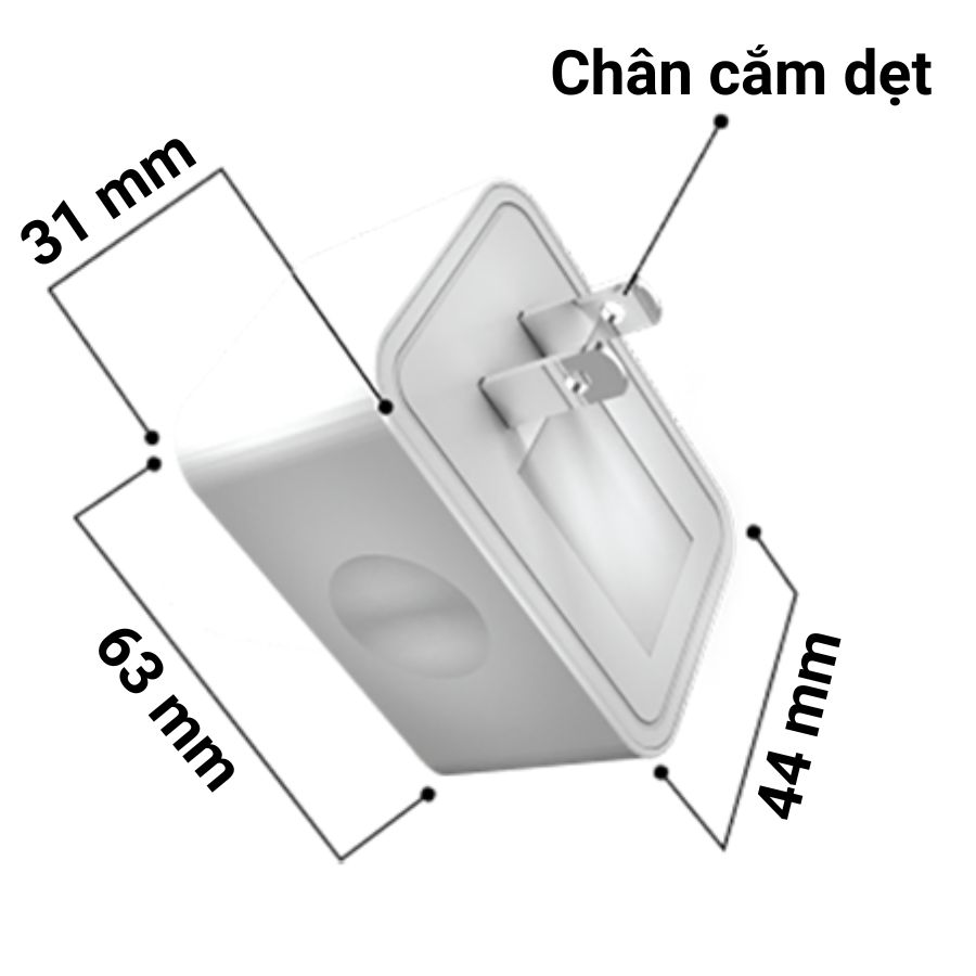 Cấu tạo của ổ cắm Wifi đơn Rạng Đông OC.01.WF