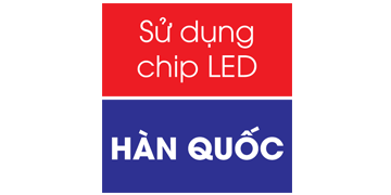 Sử dụng chip LED Hàn Quốc 