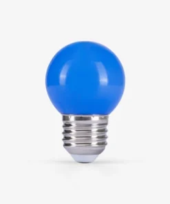 Đèn LED bulb tròn Rạng Đông A45B/1W màu xanh lam