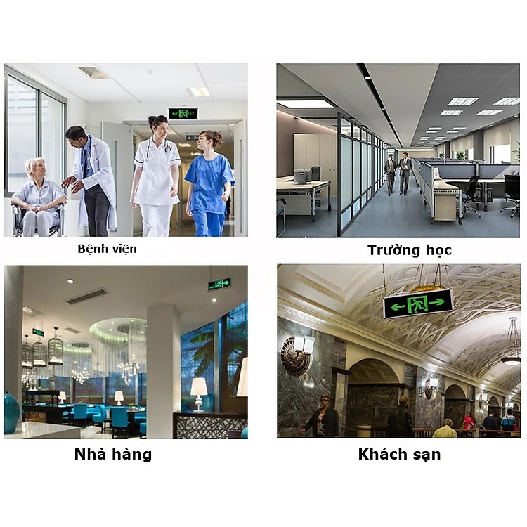 Ứng dung đèn LED Khẩn Cấp KC03 8W PCCC Rạng Đông