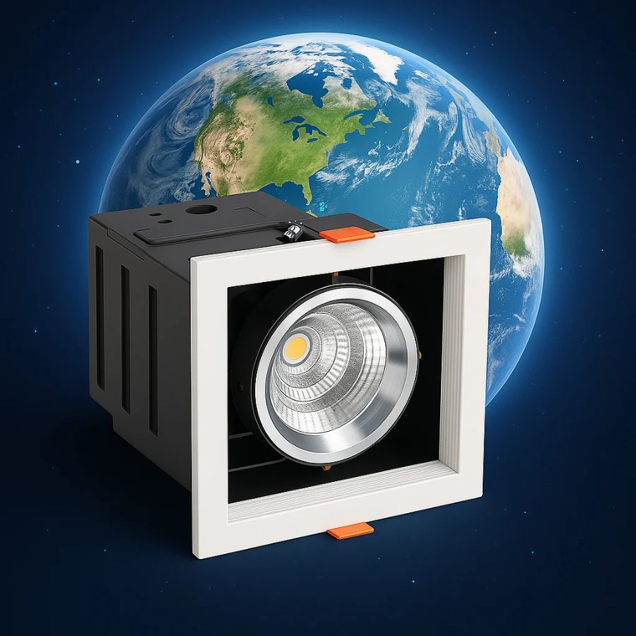 Đèn LED âm trần COB Rạng Đông AT12L DA thân thiện