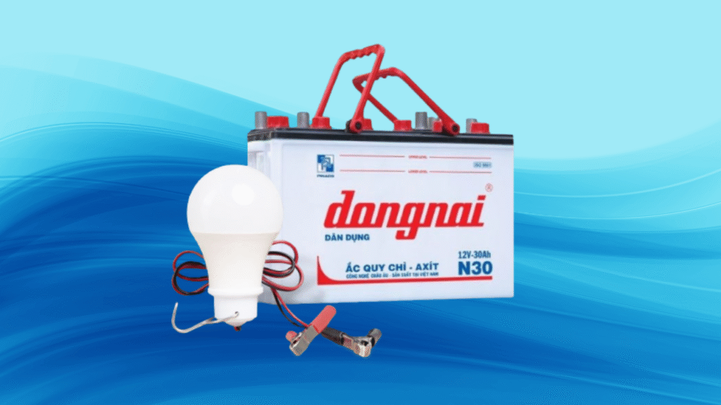 Đèn LED bulb tròn Rạng Đông A60N1/9W.DCV2 dùng với bình ắc quy