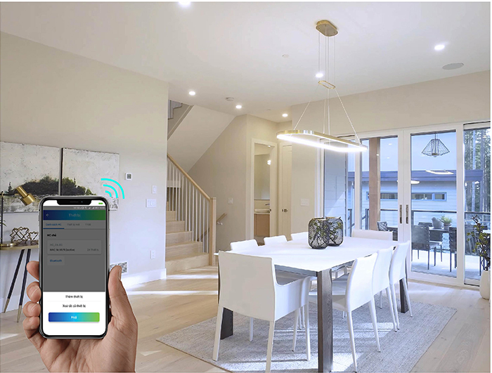 Điều khiển từ xa đèn led ân trần downlight AT14.BLE 110/12W