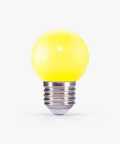 Đèn LED bulb tròn Rạng Đông A45Y/1W màu vàng