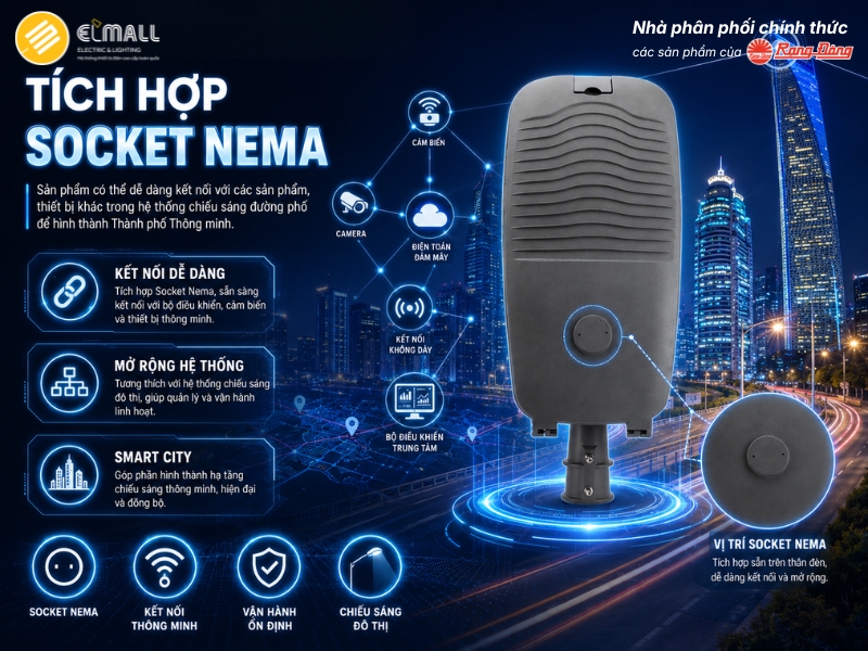 Tích hợp Socket NEMA thông minh