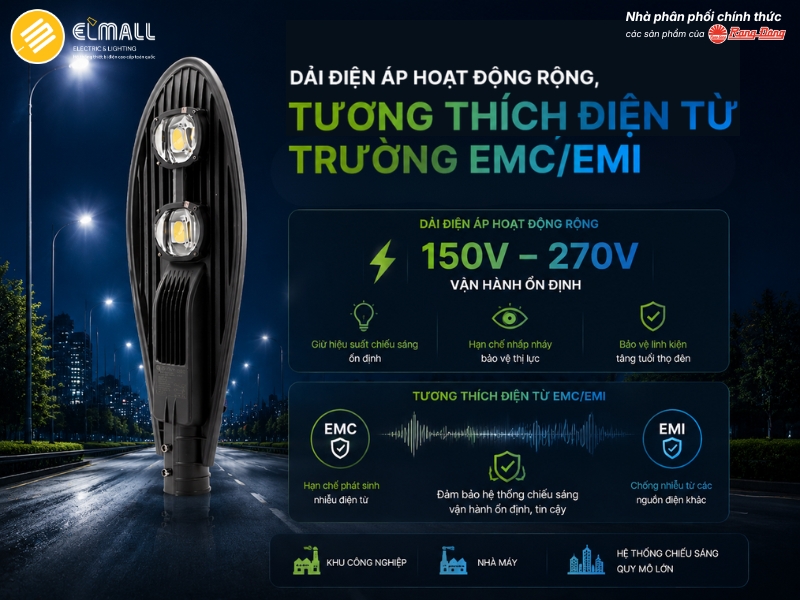 đèn csd02 tương thích điện từ trường emc emi