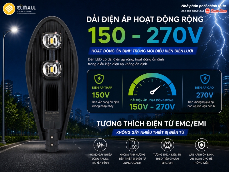 csd02 150w tương thích điện từ EMC/EMI
