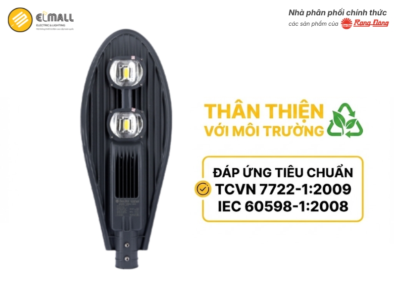 đèn csd02 100w đạt chuẩn chiếu sáng công trình xanh