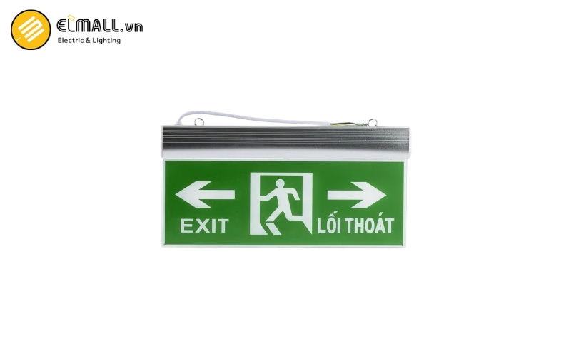 Đèn LED chỉ dẫn thoát hiểm 2 mặt