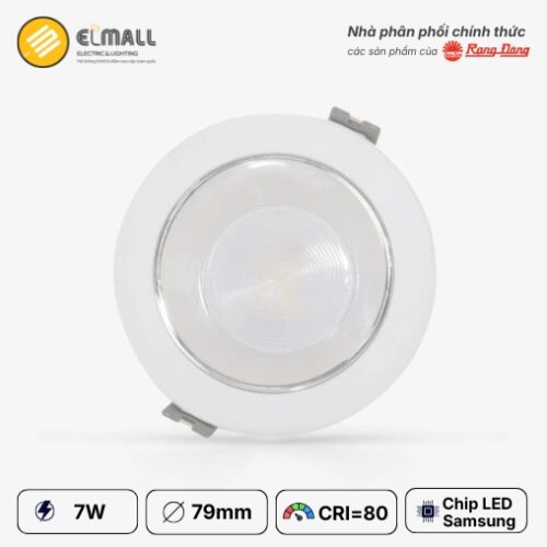 đèn led âm trần at17 7w
