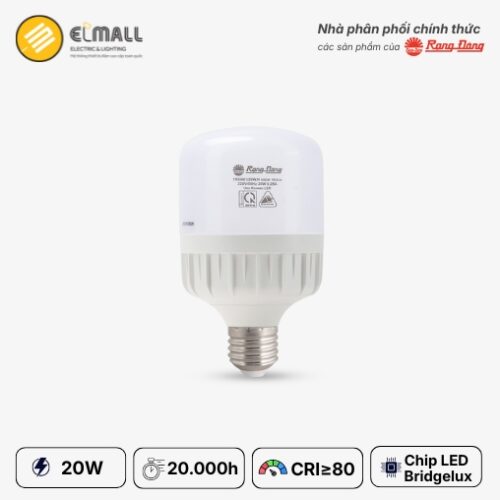 đèn led búp nhôm nhựa tr80n1 20w