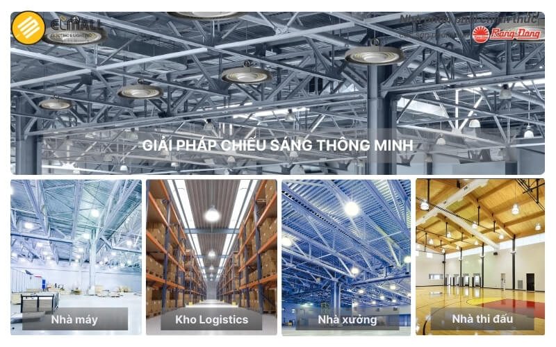 Đèn LED Nhà Xưởng Highbay HB03 350/150W phù hợp cho 4 nhóm không gian chính