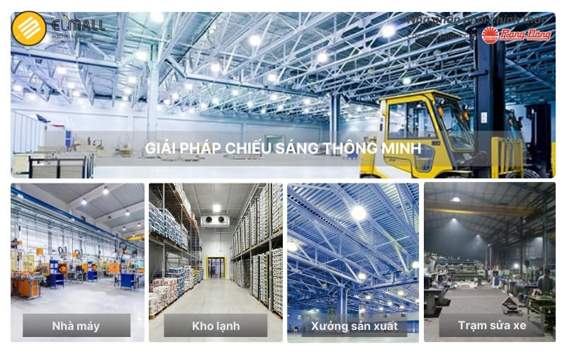 Đèn LED High Bay HB03 290/100W phù hợp cho 4 nhóm không gian chính