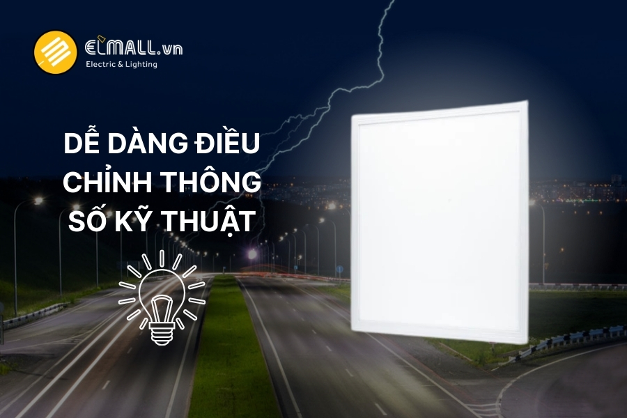 den led p06 600x600 50w chat luong dễ dàng điều chỉnh thông số kỹ thuật