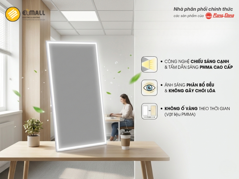 dẫn sáng trên tấm pmma không ố vàng theo thời gian