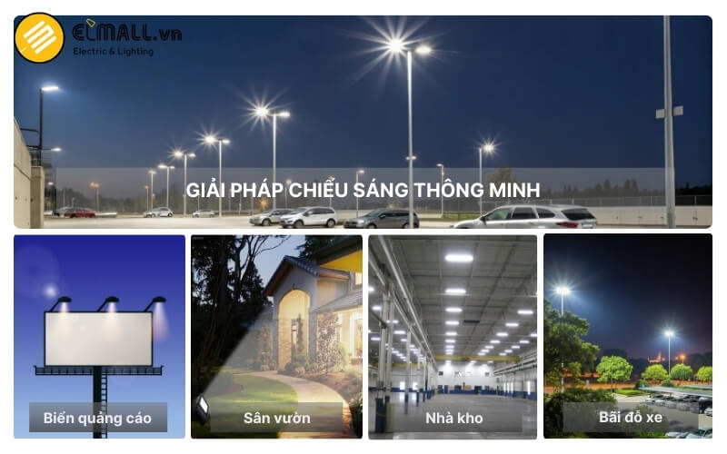 Đèn Pha LED CP06 70W phù hợp với nhiều không gian chiếu sáng