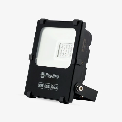 Đèn pha LED 20W CP09.RGB Rạng Đông góc nghiêng mặt trước 1