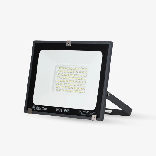 Đèn pha LED 100W CP10 6500K Rạng Đông góc nghiêng mặt trước 2