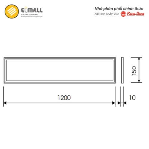 kích thước đèn panel 150x1200