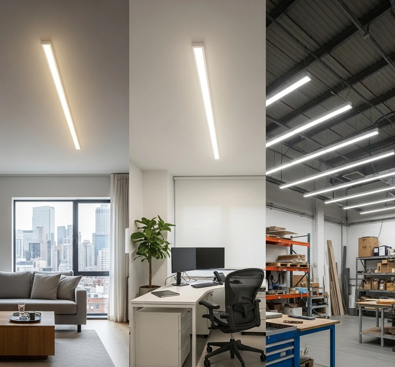 Ứng dụng sản phẩm đèn LED Chống Ẩm 1200/36W M18