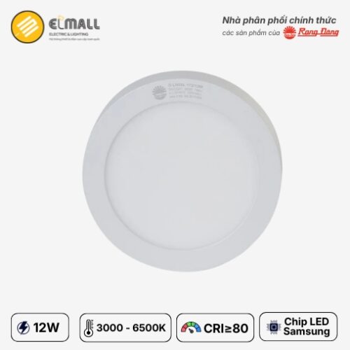 đèn led panel tròn ln09 172 12w