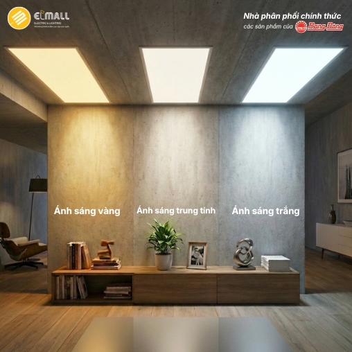 3 mức nhiệt độ màu đèn panel 600x1200 p08