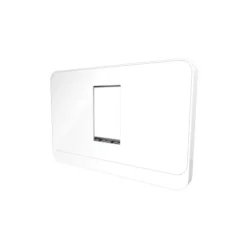 Mặt công tắc ổ cắm đơn âm tường Rạng Đông MOC01 80x120x9/1H