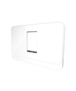 Mặt công tắc ổ cắm đơn âm tường Rạng Đông MOC01 80x120x9/1H