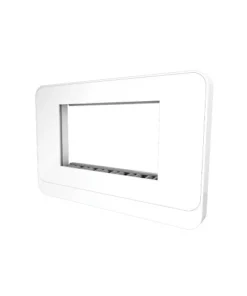 Mặt công tắc ổ cắm ba âm tường Rạng Đông MOC01 80x120x9/3H