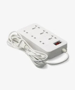 Ổ cắm đa năng 5m Rạng Đông OC06.V2 6C/5M/10A ( trắng)
