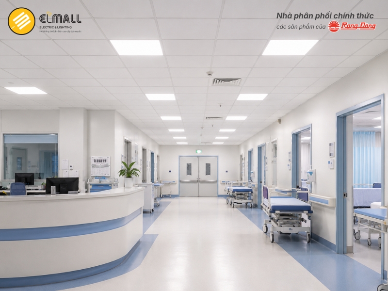 p08 600x600/50w lắp đặt chiếu sáng bệnh viện