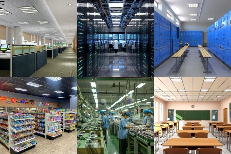 Ứng dụng sản phẩm Đèn LED Âm Trần M15 600x600/36W